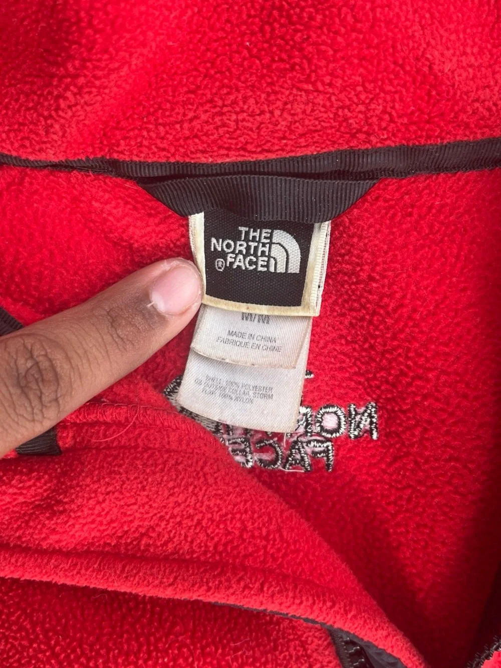 The North Face Red Fleece Jacket
